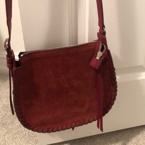 Maroon crossbody bag